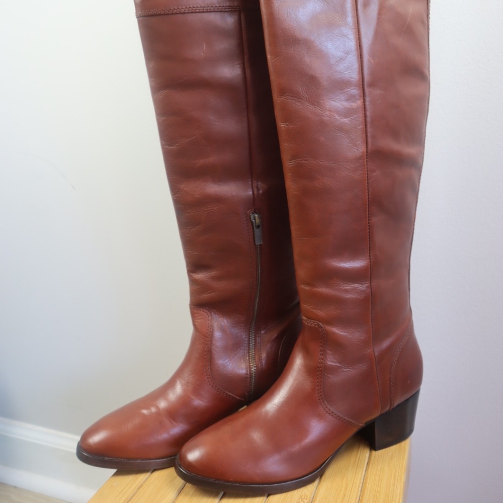 Frye Over the Knee Riding Leather Boots size 8.5